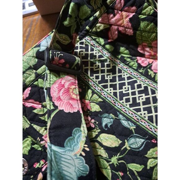 Vera Bradley Lindsay Quilt Floral Retired Pattern 08 Purse Handbag Pocket Book - Picture 5 of 6